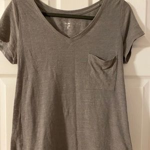 Simple grey blouse